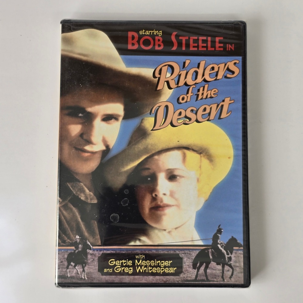 Riders of the Desert DVD Bob Steele 1932 Western Movie‎ New Sealed Echo Bridge
